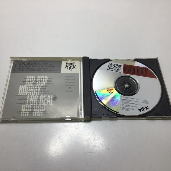 Naughty by Nature Hip Hop Hooray & The Hood Comes First Single 1993 - Picture 3 of 4